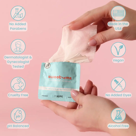 Sweetums Flavored Wipe (quanitity 6)