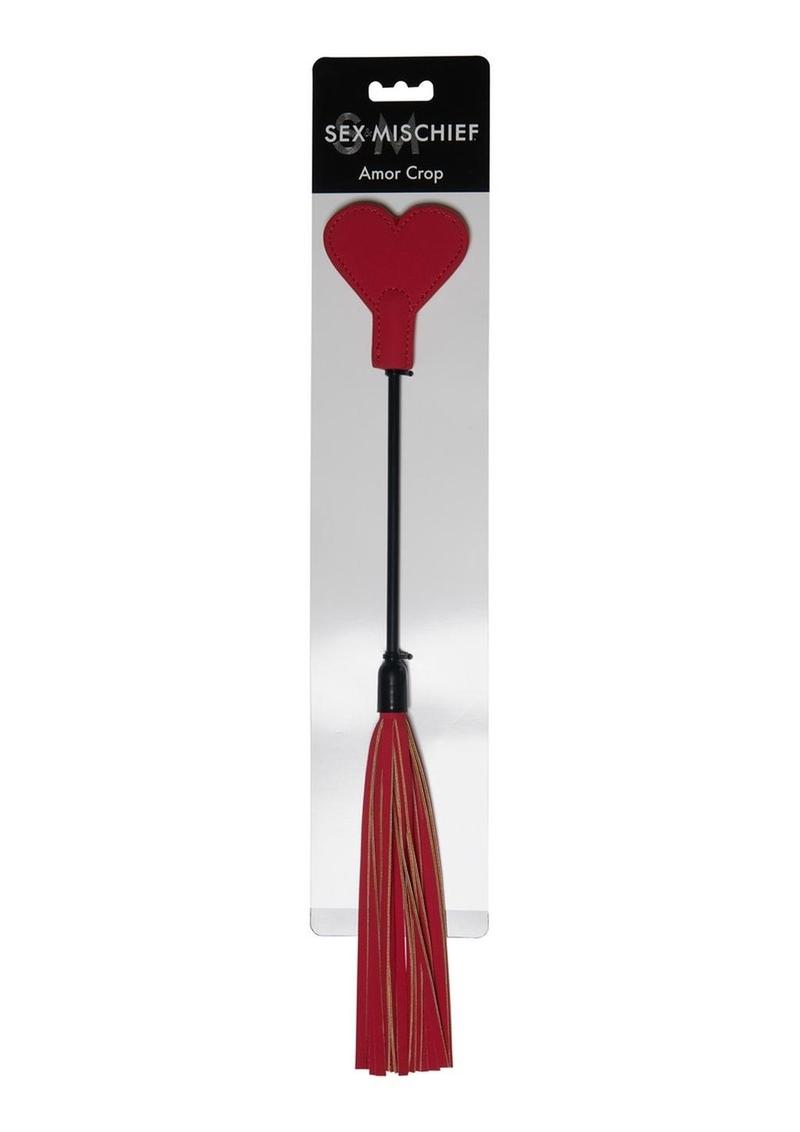Sex & Mischief Amor Crop - Red/Black