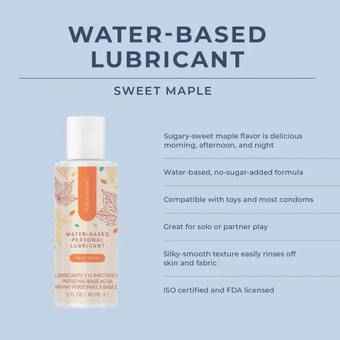 Water Based Lubricant - 2oz Sweet Maple