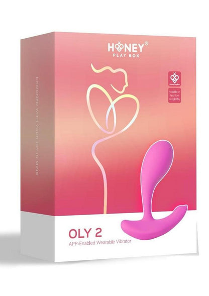 Oly 2 -Pressure Sensing App-enabled Wearable, Rechargeable, Silicone - Clitoral & G-Spot Vibrator