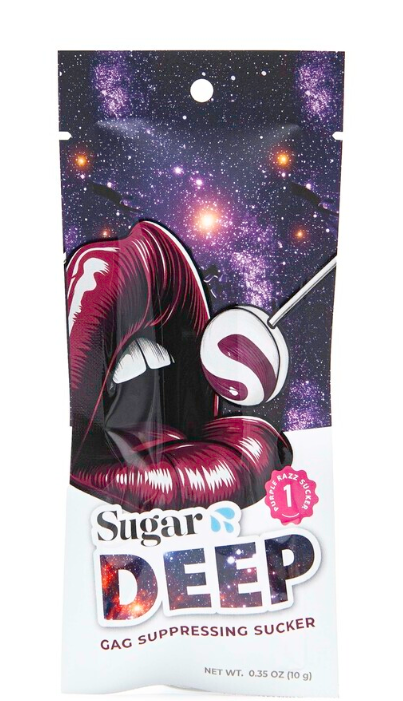 Deep gag-reflex sucker