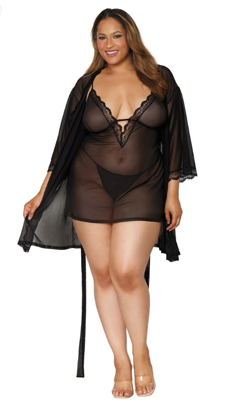 Whispered Desire Robe & Chemise Set