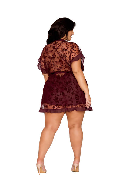Cabernet Kiss Chemise & Robe
