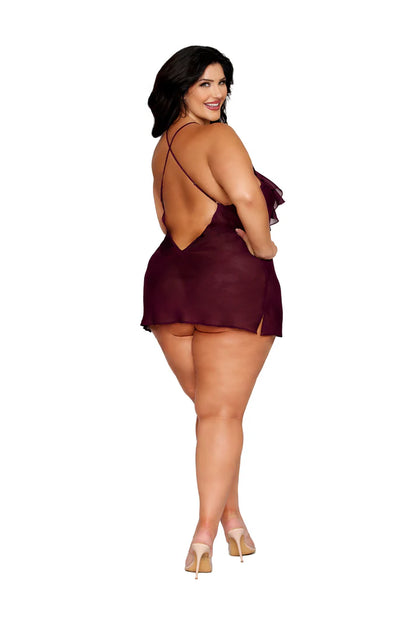 Cabernet Kiss Chemise & Robe