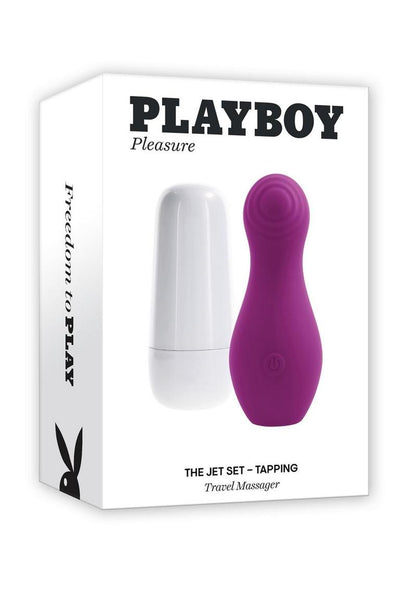 Playboy's The Jet Set  Clitoral Tapping Rechargeable Silicone Stimulating Vibrator