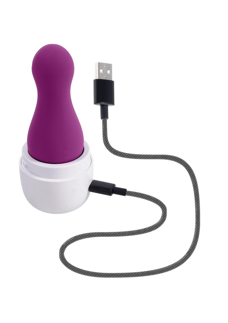 Playboy's The Jet Set  Clitoral Tapping Rechargeable Silicone Stimulating Vibrator